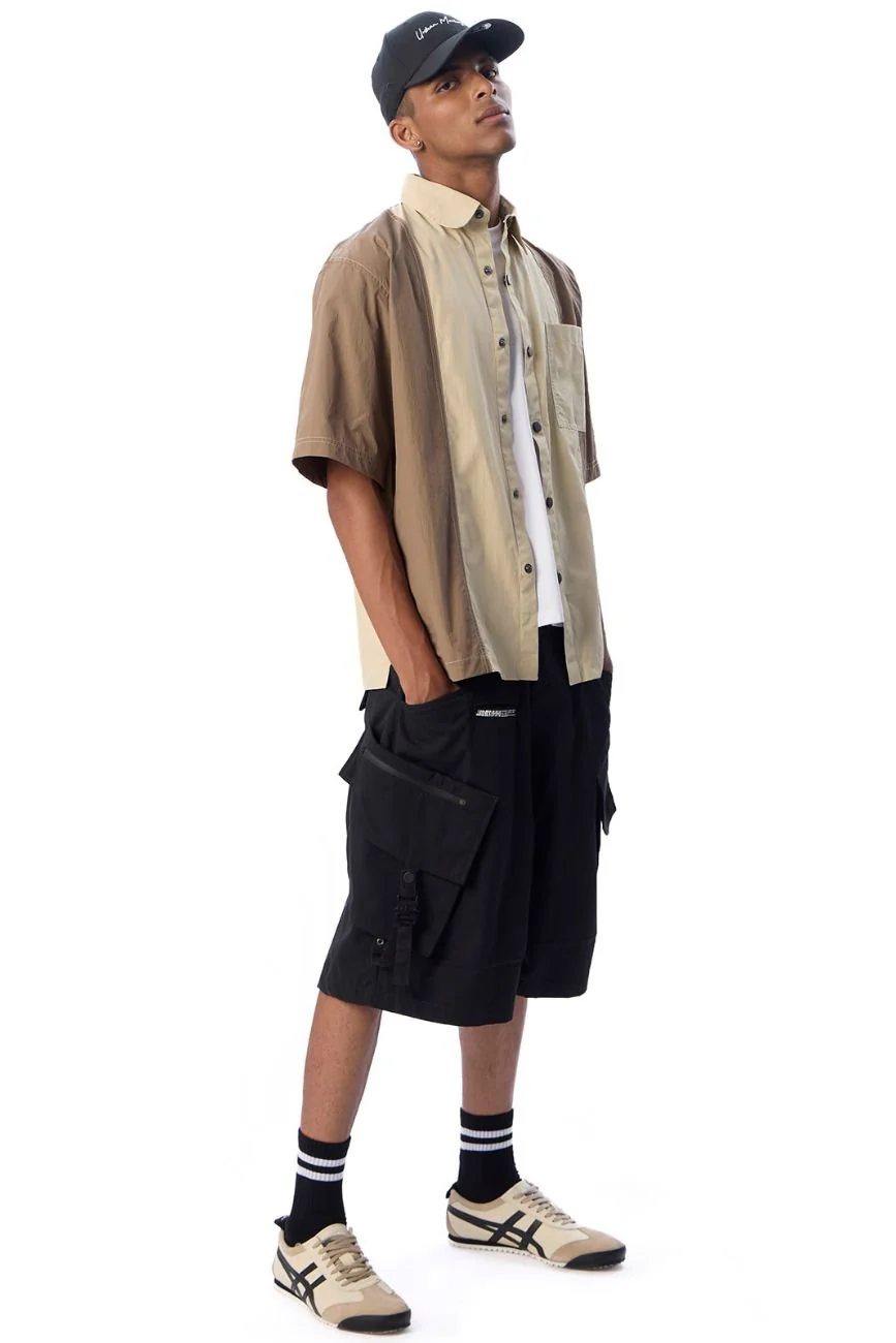 Colourblocked Casual Shirt // 002 - Image 2