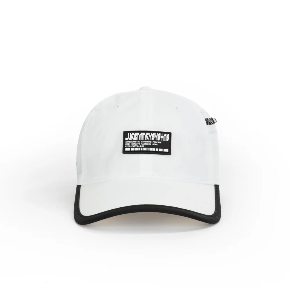 Foldable outdoor cap with pocket // white - Image 3