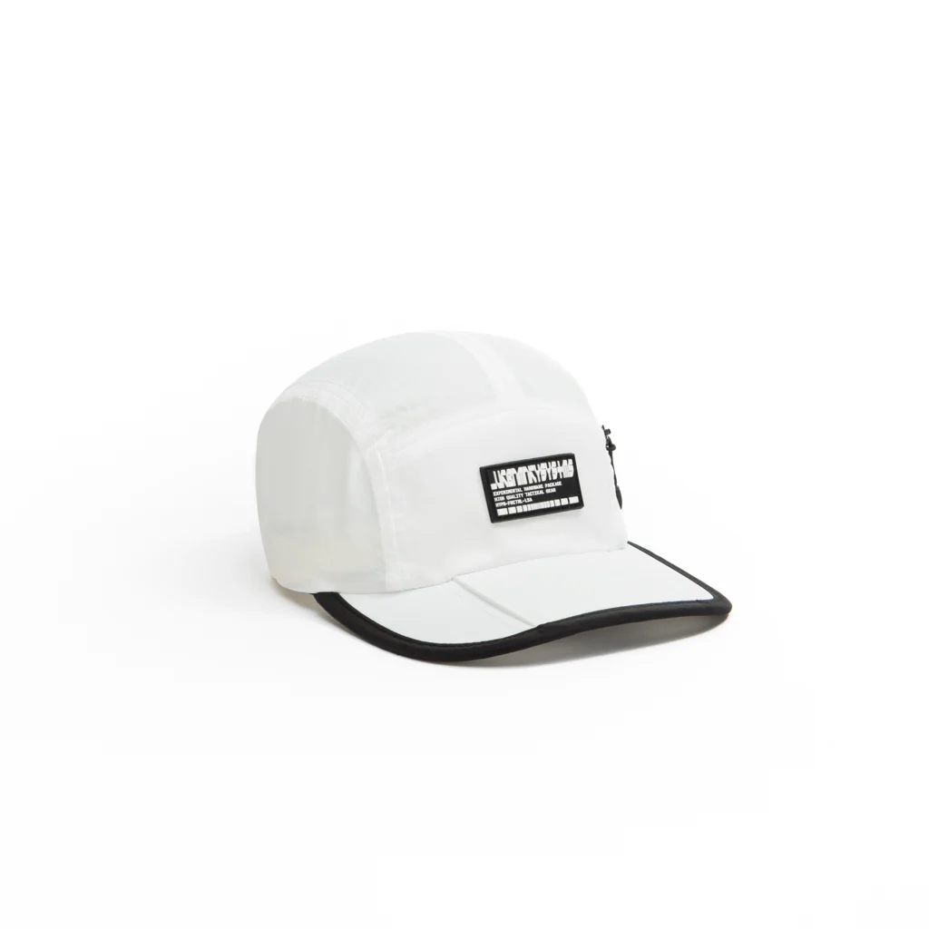 Foldable Outdoor Cap with Pocket // White - Image 2