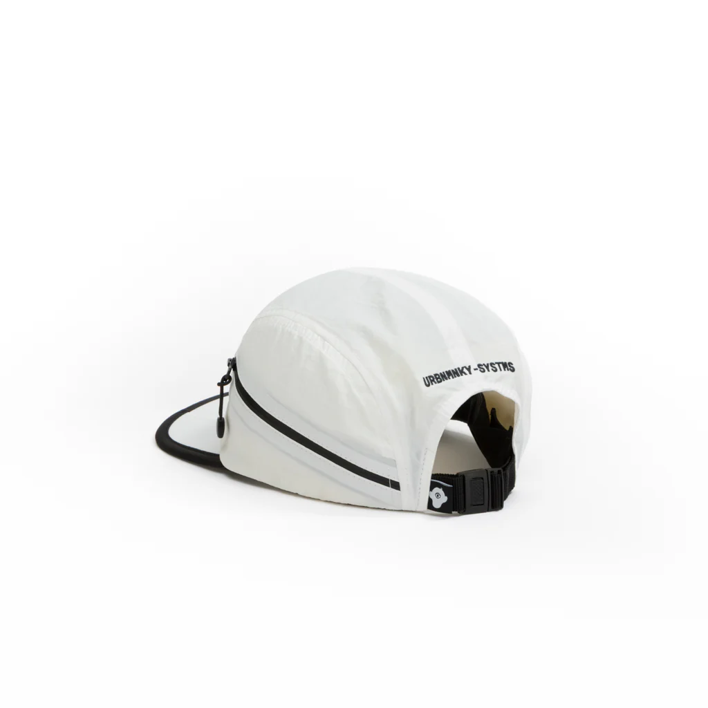 Foldable Outdoor Cap with Pocket // White - Image 4