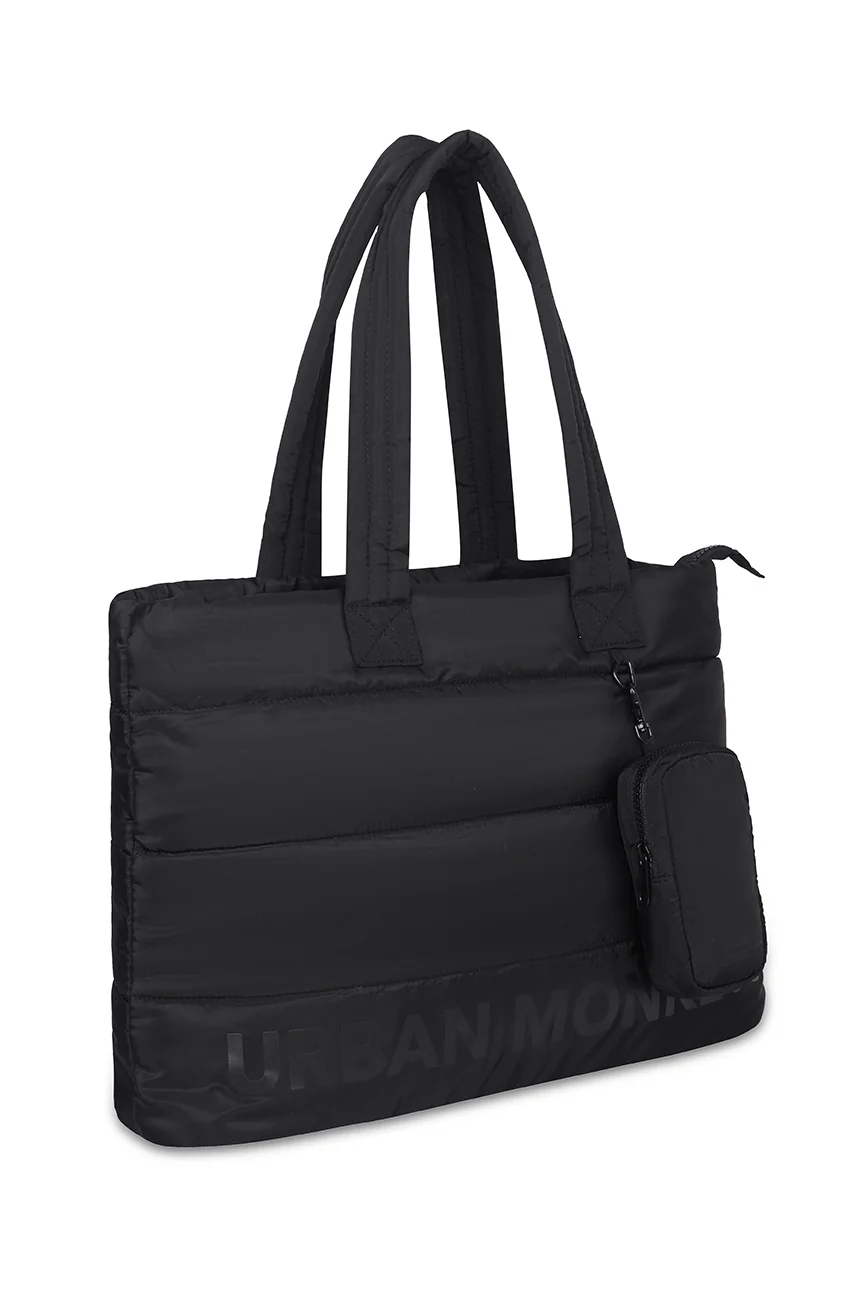 Puffer Shoulder Bag // Black On Black - Image 2