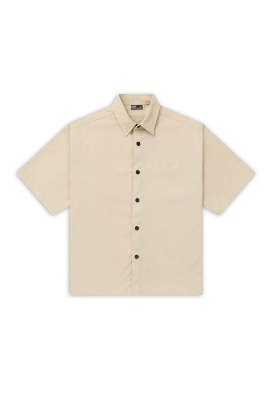 Short Sleeve Polo Shirt // Khaki