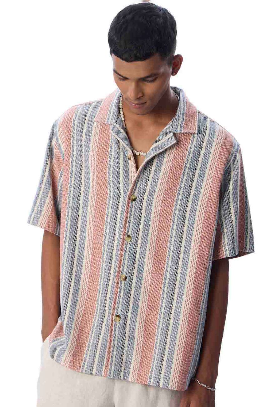 Sunset Stripe Resort Shirt - Image 2